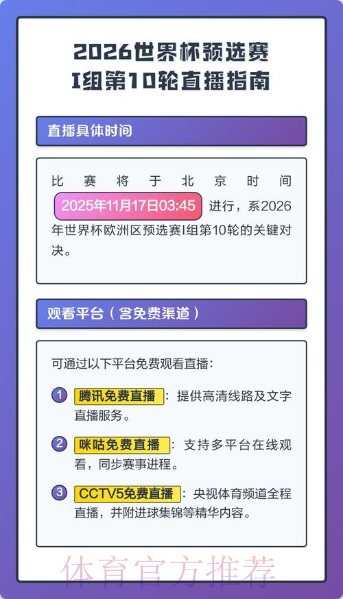 2026世界杯高清直播稳定攻略